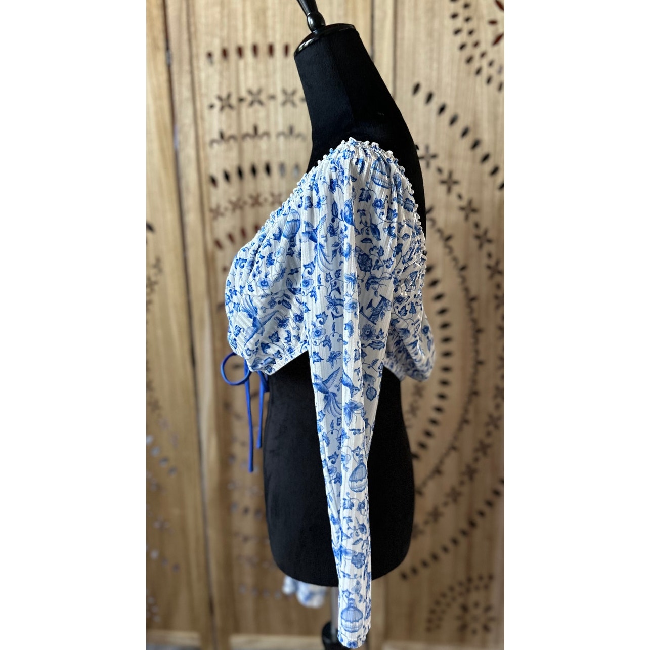 Savage X Fenty | Plush Velvet Long-Sleeve Sleep Crop Top Size Xl — image 6 of 7